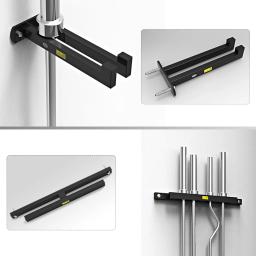 Haste de armazenamento para parede, de academia, fitness, pendurado, com haste de exibição, suporte para barra de casa - Image 1