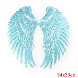 1 par de alianças lantejoulas e listras pulaqi, patches bordados para roupas, costura em ferro, adesivos para roupas, acessórios - Image 5