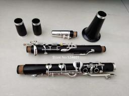 Ebony madeira clarinete com caso, instrumento musical, preto, prata, 18 teclas, G Tune, libertando, venda quente - Image 1