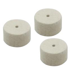 3 peças tambor pedal batedor martelo feltro almofada instrumento de percussão acessório 49x30x6mm - Image 3