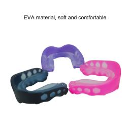 Profissional esportes protetor bucal dentes armadura para proteger chaves para adulto protetor de boca macia anti-ronco proteção de boxe - Image 2