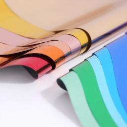 Transferência de calor holográfica alumínio laminador folha, papel de estampagem a quente, artesanato DIY, Ch, 50pcs - Image 2
