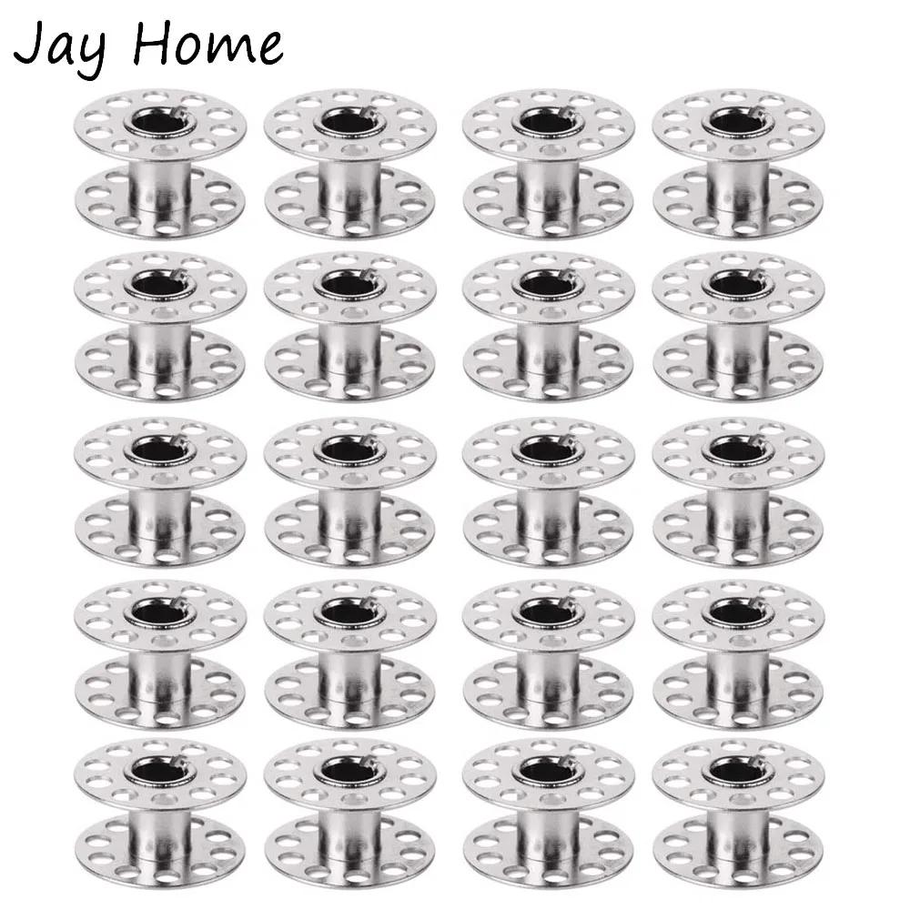 Máquina De Costura Bobinas Carretel, Bobinas De Metal Para Casa De Costura E Máquina De Bordar, Acessórios DIY, 30 Pcs, 10Pcs - Image 1