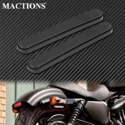 Forquilha e refletor dianteiro para motocicleta, adesivo tipo alforje, pernas inferior, aviso de segurança para harley sportster 883 softail dyna torneira - Image 1