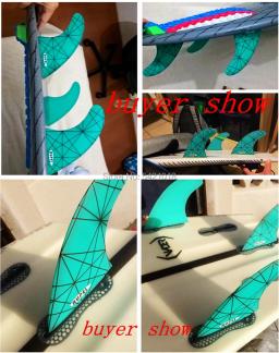 Futu i ii tri conjunto barbatanas de prancha g5 gx g7 prancha fin surf acessório fibra de vidro s m l - Image 5