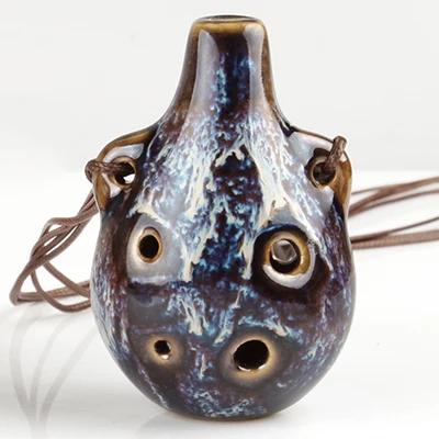 Ocarina Colorida de 6 Furos para Crianças - Novo Instrumento Musical de Sopro Estilo Especial