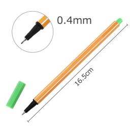Canetas Fine Point Journal para desenho de anotações, projeto Sketch Art, suprimento de escritório, canetas coloridas, 0.4mm, 12PCs - Image 4