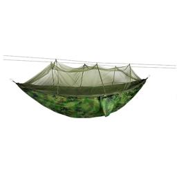 Hammock ao ar livre com Mosquiteiro, Camping pendurado cama de dormir, Swing portátil do jardim, cadeira dupla, Parachute, pessoa dupla - Image 4
