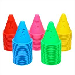 Cone plástico para esportes que treinam, 10 PCes, cone-como o cone, para a prática do futebol, patinando, patinando, treinando o equipamento - Image 1