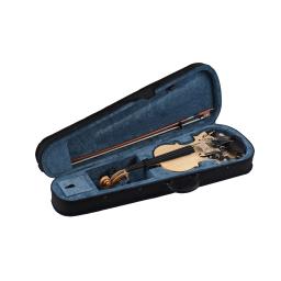 Violino acústico com Carry Case, Basswood Topboard, Side Back Board, Maple Scroll, Bow Rosin, crianças, estudantes, 4 a 4 - Image 5