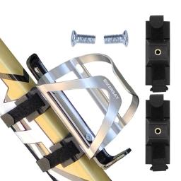 Bicicleta Garrafa Gaiola Montagem Base Adapter, Universal Bike Chaleira Titular, Conversão Estrada, MTB, selinete, Garfo, Quadro, instalar, 2pcs - Image 1