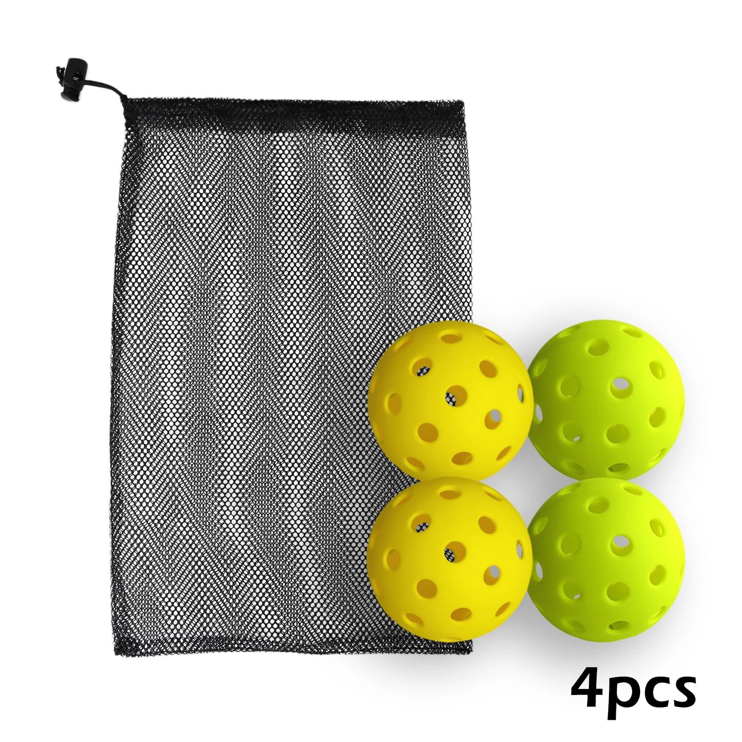 Pickball elástico profissional, Alta elasticidade com 40 furos, Bola durável leve com saco de armazenamento - Image 1