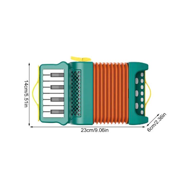 Mini Acordeão para Crianças: Brinquedo Musical Educativo Ideal para Iniciantes