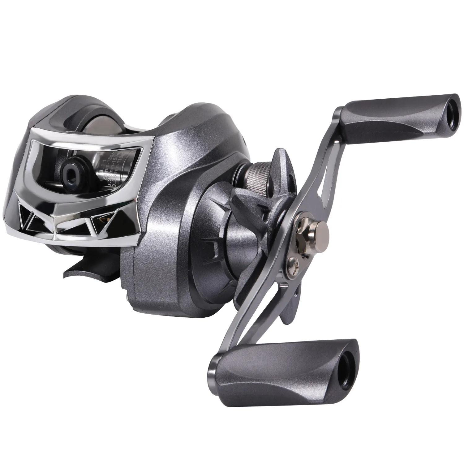Sougayilang carretel de pesca de arremesso 8.1:1 relação de engrenagem sistema de freio magnético roda de pesca arrasto máximo 17.6lb carretel de pesca - Image 1