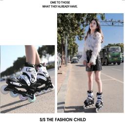 Patins de patins planos para adultos, sapatos profissionais de patinação, linha reta, iniciantes masculinos e femininos - Image 3
