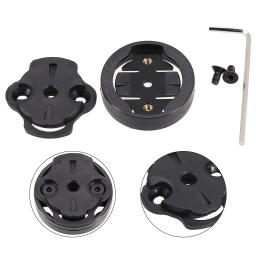 1pc adaptador bicicleta ciclismo computador suporte reparação acessório de aço plástico para garmin/xos s/igpsport preto peças ciclismo - Image 1