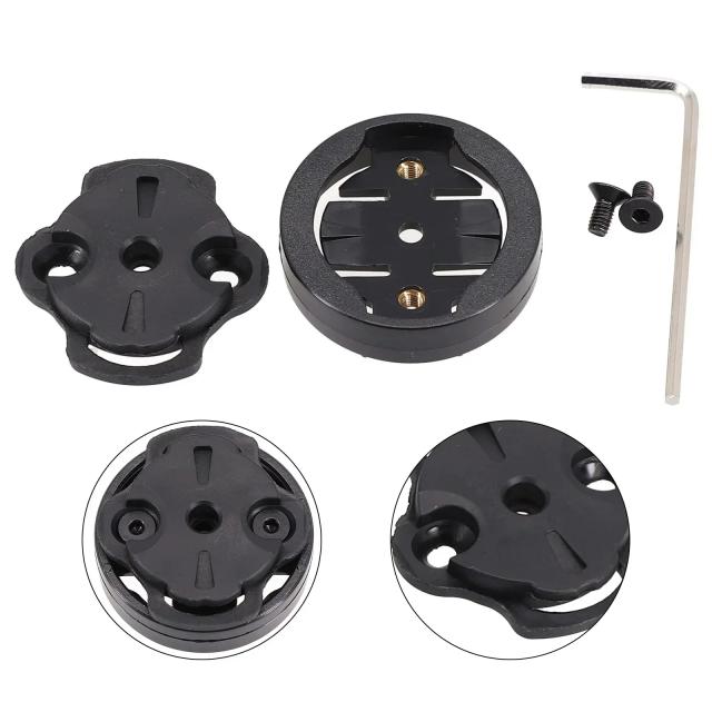 Adaptador de Suporte para Computador de Bicicleta em Aço e Plástico - Acessório Compatível com Garmin, XOSS e IGPSPORT
