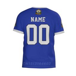 T-shirt personalizada com nome e número para homens e mulheres, bandeira do país camiseta para fãs de futebol, presente, tamanho americano - Image 3