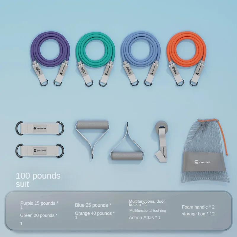 Portátil Pilates Bar Kit Com Bandas De Resistência, Stick Bar, Conjunto De Treinamento De Força, Home Gym, Equipamento De Treino - Image 1