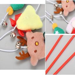 Smallwoodi-brinquedo interativo Teaser Wand Stick para animais de estimação, árvore de Natal perfeita, gatos e gatinhos, animais brincalhões, Gi - Image 5
