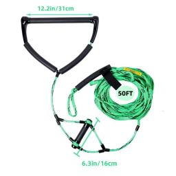 Corda Multipurpose Wake Board Water Ski, durável Tow Surf Rope, 75ft - Image 5