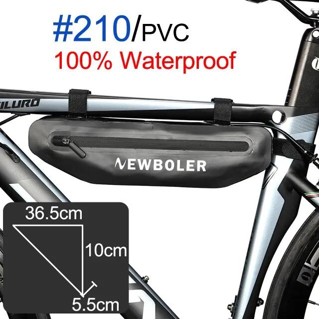 NEWBOLER-Sacos À Prova D' Água Da Bicicleta, Ciclismo Tubo Superior, Frente Bag Frame, MTB, Road Bike Acessórios, Triângulo Pannier - Image 1