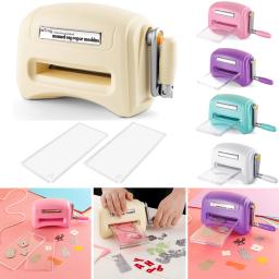 Mini manual de corte e gravação, cores bege, faça você mesmo, artesanato, máquina de corte, scrapbooking, álbum, ferramentas de corte - Image 1