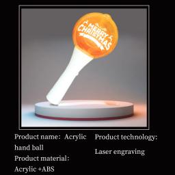 Halloween LED Light Stick Handball, Acrílico Glow Stick, Mudança de cor 24, Personalizado Festival Prop Lamp - Image 6