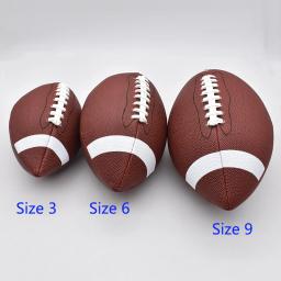 Personalizar a bola de rugby americano, resistência Footbll tamanho, treinamento oficial, equipe prática, esportes - Image 1