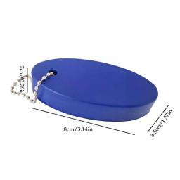 Espuma flutuante Keychain para esportes aquáticos, barco marinho, natação Oval Keyring, Kayak Rafting Key, Canoe Acce, Surf Acessório - Image 6