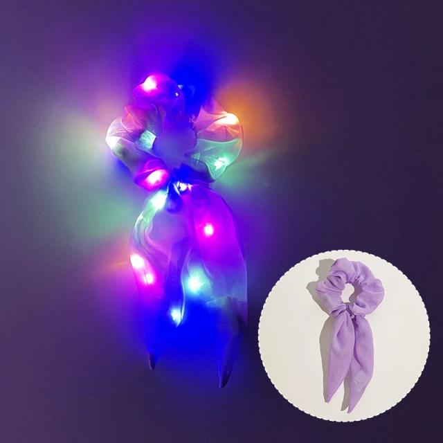 Grampo de cabelo borboleta brilhante com led, mudança de cor, trança de cabelo luminosa, clipes de borboleta para meninas, show de dança, adereços de grampo de cabelo brilhante