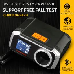 Testador de arma de paintball wosport, testador de velocidade bb com cronógrafo, suporte para bluetooth app iso acessórios de paintball - Image 4
