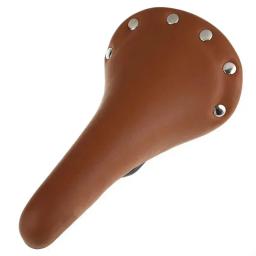 Assento de selim de bicicleta, rebite vintage, couro pu, assento de ciclismo, conforto, antichoque, mtb, fixie, peças de bicicleta - Image 2