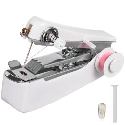 Suprimentos de máquina de costura portátil para iniciantes, dispositivo de costura e reparo, mini portátil - Image 1