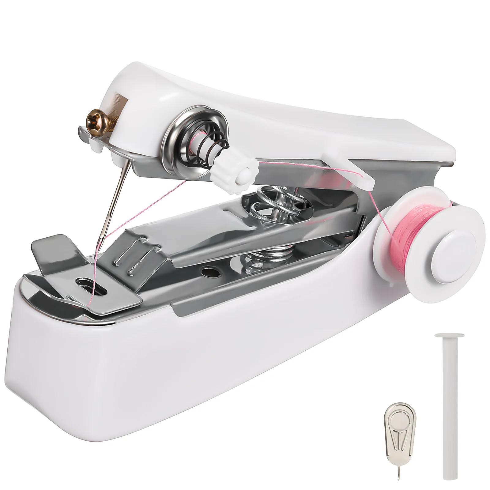 Suprimentos de máquina de costura portátil para iniciantes, dispositivo de costura e reparo, mini portátil - Image 1