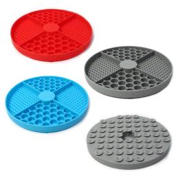 Tapete de silicone para animais de estimação, Alimentador lento com ventosa, Utensílios para aliviar ansiedade, Suprimentos para cães e gatos - Image 6