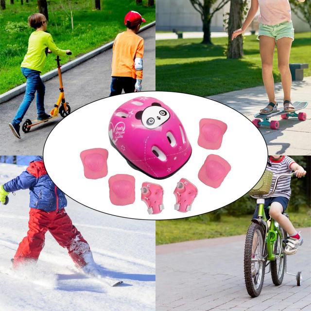 Kit de Bicicleta com Capacete e Boné para Crianças - Segurança e Estilo em Esportes ao Ar Livre