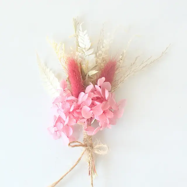 Buquê de Flores Secas DIY: Materiais Artesanais para Cartões, Decoração de Casamento e Caixa de Presente
