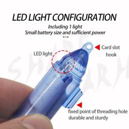Mini LED Fish Lure Luz, Impermeável, Lâmpada de pesca subaquática atraente, Ferramentas de pesca, Gota profunda, Noite - Image 2