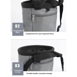 Saco de giz para ginástica, impermeável, magnésio, armazenamento de pó, cintura ajustável, ginástica, bolsa halterofilista - Image 5