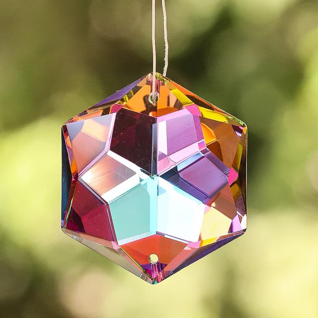 Prisma de Cristal Hexagonal Suncatcher 48mm