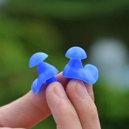 Soft Natação Tampões Nariz Clip Case Protetora Impermeável Ruído Prevenção Orelha Plug Adulto Crianças Silicone Swim Dive Suprimentos - Image 4