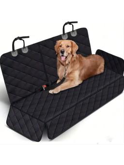 Capa de assento de carro para cães, colchão transportador de viagem para animais de estimação, à prova d'água, protetor de assento de carro com apoio de braço do assento médio para cães - Image 1