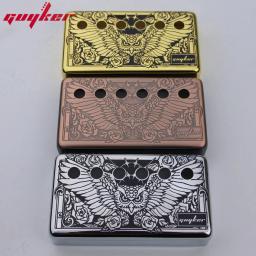 Capas de captador de guitarra Humbucker, Material Cupronickel, Eagle Surface para LP, Peças de guitarra, 50mm, 52mm, 1 conjunto - Image 1