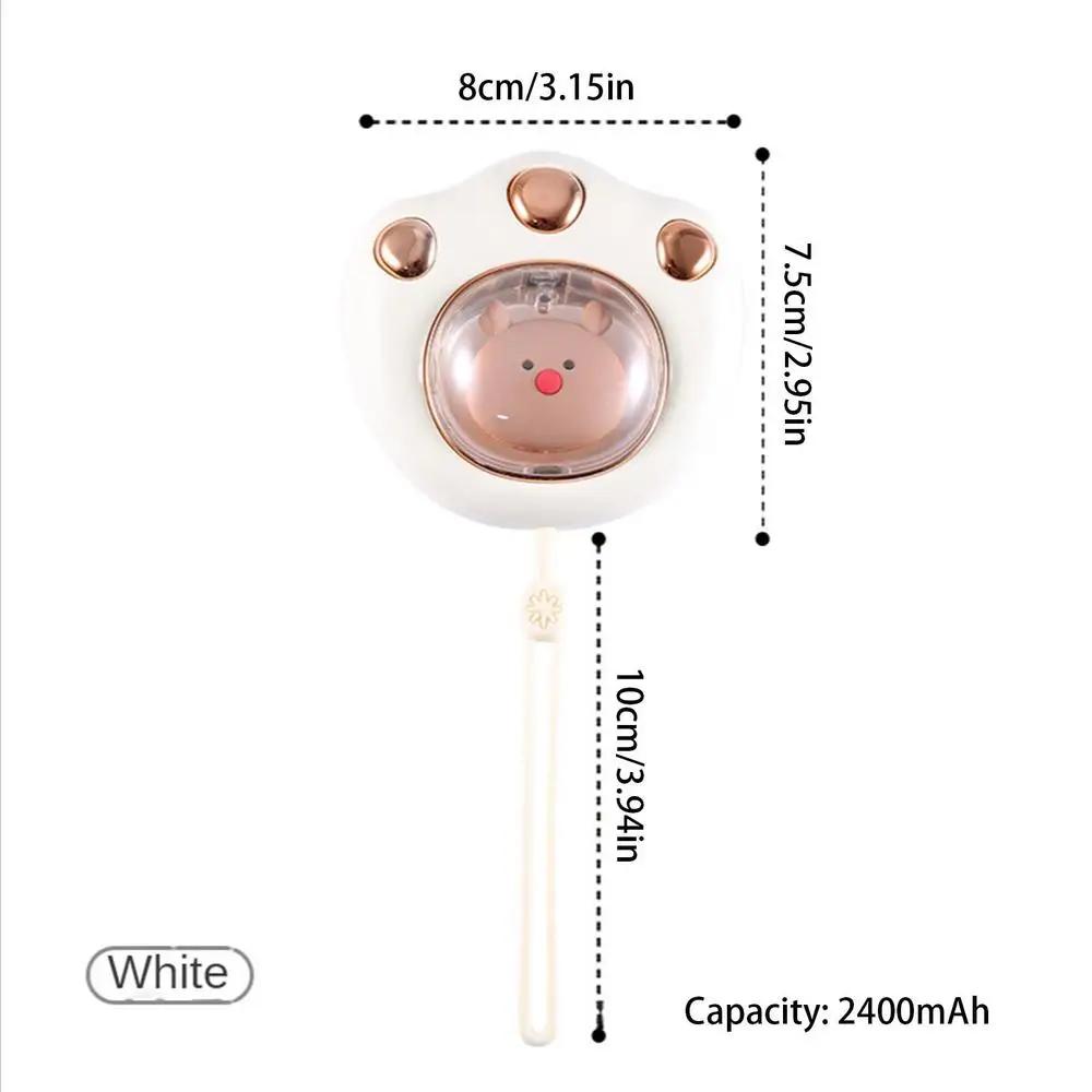 USB Recarregável Cat Paw Hand Warmer, Aquecedor de Bolso para Camping, Escritório, Escola, Exterior, Tempo Frio, Aquecimento Rápido - Image 1