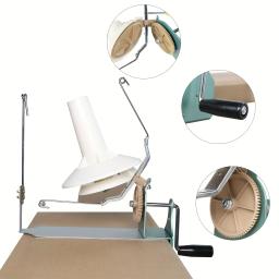Heavy Duty Metal fio bola Winder, durável e versátil ferramenta para Crafting entusiastas, lã de vento, fibra e Nylon - Image 1