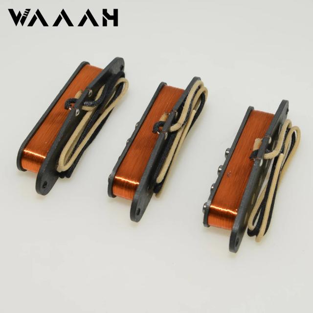 Conjunto de Captadores Alnico para Guitarra Elétrica Estilo Vintage 60s ST Single Coil com Pólo Escalonado HFV 2"