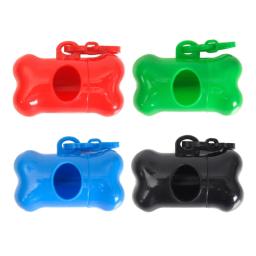Sacos coletores cocô cachorro para gato dispensador conjunto sacos lixo coletor cocô portátil para animais - Image 1