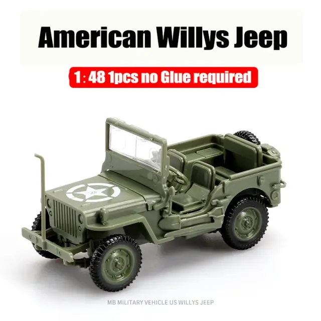 Modelo de Veículo Blindado em Escala 1/72 e 1/48 para Montagem DIY: Perfeito para Cenários Militares em Dioramas na Área de Areia