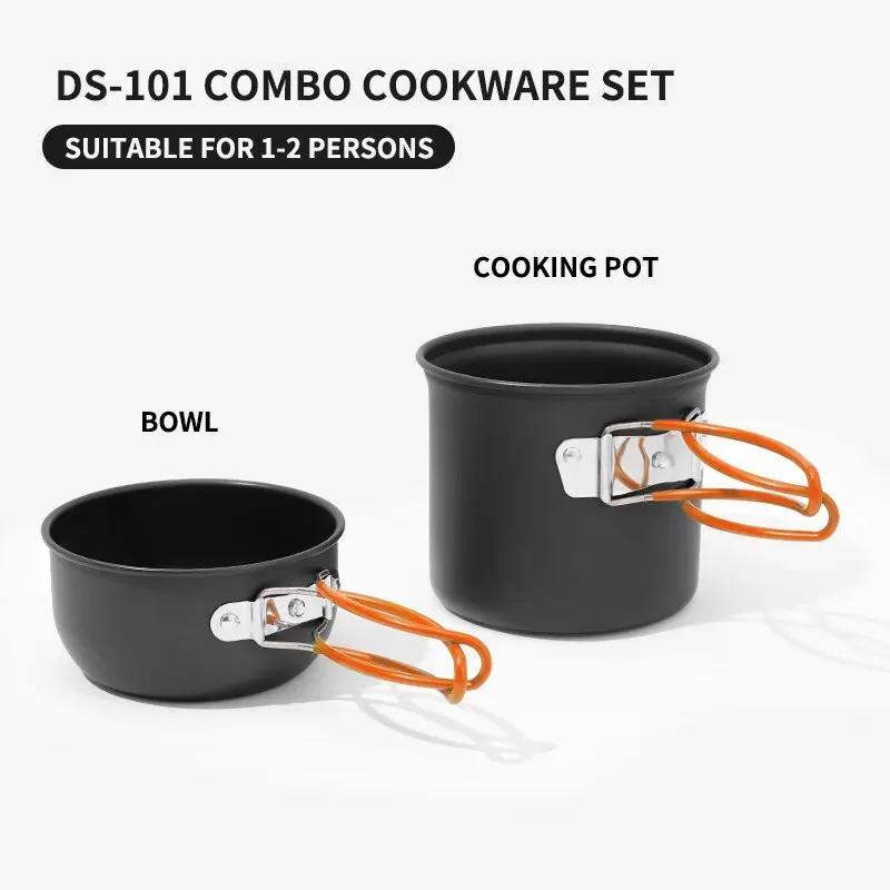 Utensílios De Cozinha De Acampamento Ultraleve, Louça Ao Ar Livre, Conjunto De Panela, Caminhadas, Piquenique, Viagem, Suprimentos De Pratos Turísticos, Equipamento - Image 1